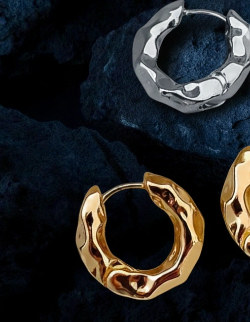 Boucles d'oreille en argent 925 - Hikara